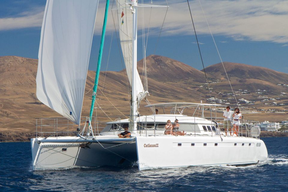 Excursions privées en catamaran à voile à Lanzarote